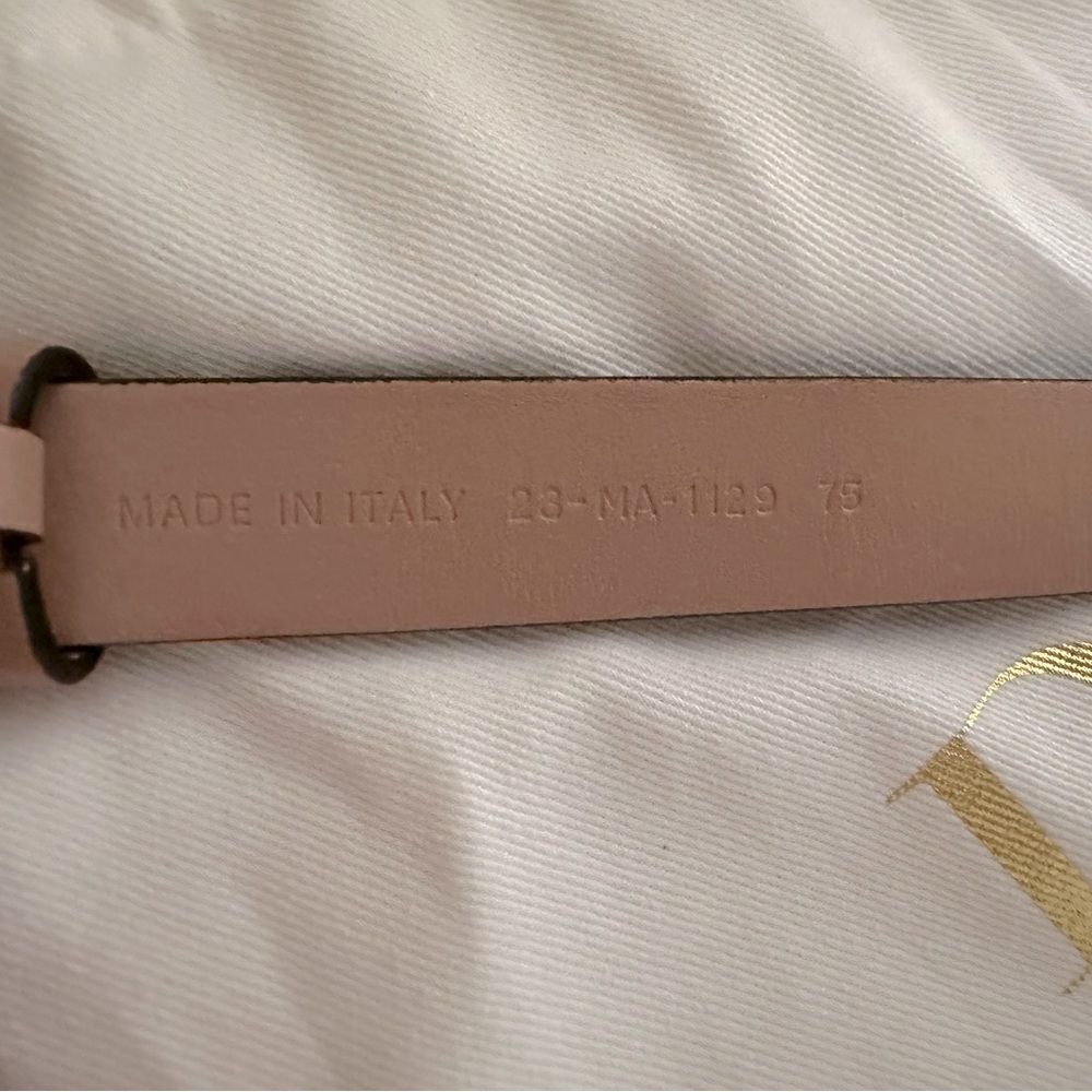 Christian Dior Rose Des Vents 20mm Saddle Belt - 75 - Picture 9 of 15